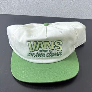 Vans Custom Classic Green and White Hat